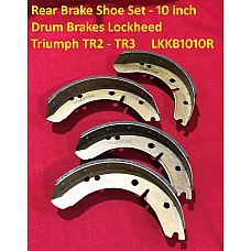 Brake Shoe Set - 10 inch Drum Brakes Lockheed Front or Rear Triumph TR2 - TR3  LKKB1010R