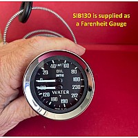 Smiths Gauges - Dual Water Temperature & Oil Pressure (Degrees  Farenheit)      SIB130