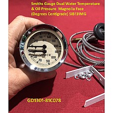 Smiths Gauges - Dual Water Temperature & Oil Pressure  Magnolia Face (Degrees Celsius) SIB131MG