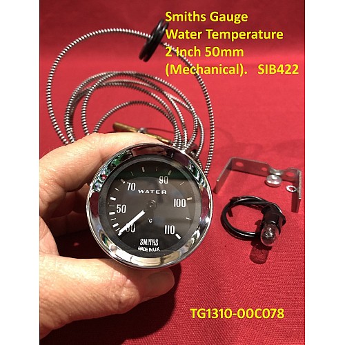 Smiths Gauges - Water Temperature 2 Inch 50mm  (Mechanical).   SIB422