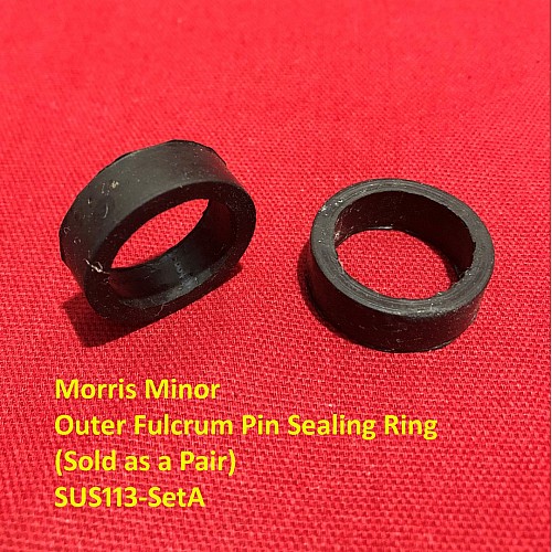 Morris Minor Outer Fulcrum Pin Sealing Ring. - Sold as a Pair       SUS113-SetA
