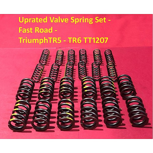 Uprated Valve Spring Set - Fast Road - Triumph 6 Cylinder Engines inc TR5 - TR6   TT1207