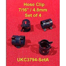 Hose Clip 4.8mm. (Sold as a set of 4) UKC3794-SetA