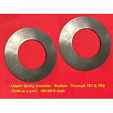 Upper Spring Insulator - Front  Rubber - Triumph TR7 & TR8  (Sold as a pair)   UKC5615-SetA
