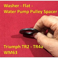 Washer - Flat - Water Pump Pulley Spacer  - Triumph TR2 - TR4a    WM63
