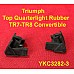 Triumph Top Quarterlight Rubber TR7-TR8 Convertible (pair) YKC3282-3