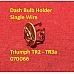 Dash Bulb Holder - Single Wire - Triumph TR2 - TR3a    070066