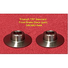 Triumph TR7 Standard Front Brake Discs (pair) - GBD602-SetA