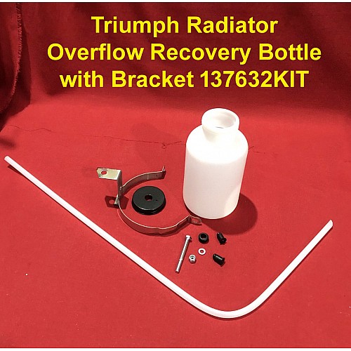 Triumph Radiator Overflow Recovery Bottle with Bracket   137632KIT