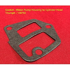 Gasket - Water Pump Housing to Cylinder Head Triumph - 138792