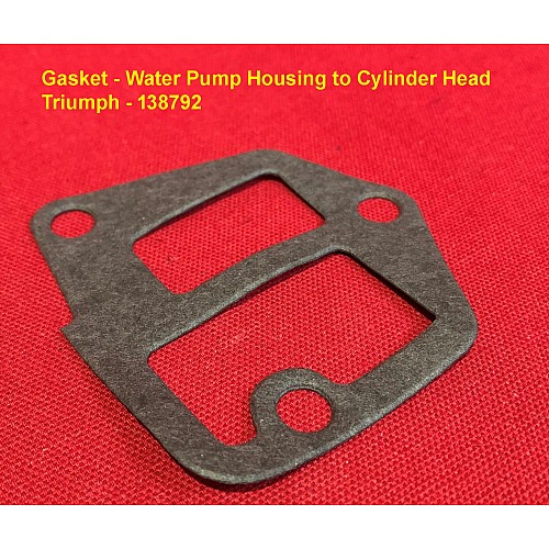 Gasket - Water Pump Housing to Cylinder Head Triumph - 138792