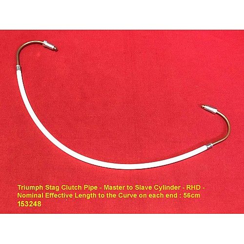 Clutch Pipe - Master Cylinder to Slave Cylinder Triumph Stag - RHD - 153248