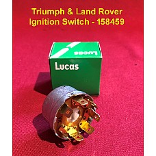 Triumph & Landrover Ignition Switch With Lucar Connections - 3 pairs and 1 single terminal 579085 - 158459