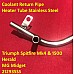 Coolant Return Pipe - Heater Tube Stainless Steel  Triumph Spitfire & Herald MG Midget  212935SS