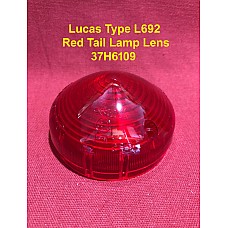 Lucas Type L692  Red Tail Lamp Lens.    37H6109