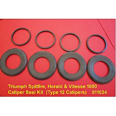 Triumph Spitfire, Herald & Vitesse 1600 Caliper Seal Kit  (Type 12 Calipers)    511034