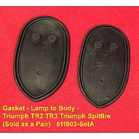 Gasket - Lamp to Body - Triumph TR2 TR3 Triumph Spitfire  (Sold as a Pair)   511803-SetA