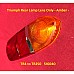 Triumph Rear Lamp Lens Only - Amber Indicator - TR4 to TR250   516040