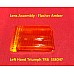 Lens Assembly - Flasher Amber  Left Hand Triumph TR6  518047