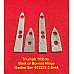 Triumph TR2-3a Boot or Bonnet Hinge Gasket Set - 602222-3-SetA