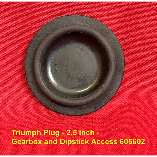 Triumph Plug - 2.5 inch - Rubber Plug Gearbox and Dipstick Access 605602