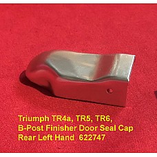 Triumph TR4a TR5 TR6 B-Post Finisher Door Seal Cap Rear Left Hand  622747