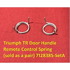 Triumph TR Door Handle Remote Control Spring  (sold as a pair) 712838S-SetA