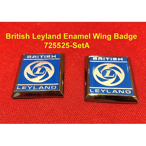 British Leyland Enamel Wing Badge  (Sold as a pair)  725525-SetA