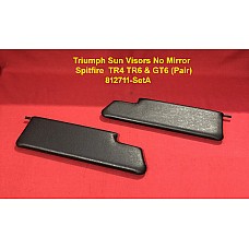 Triumph Sun Visors No Mirror  Triumph Spitfire  TR4 TR6 & GT6 (Pair)  812711-SetA