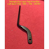 Triumph Sun visor Pad Pivot Bar  Left Hand TR4 - TR5 -  TR6  - 812761