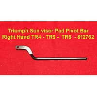 Triumph Sun visor Pad Pivot Bar  Right Hand TR4 - TR5 -  TR6  - 812762