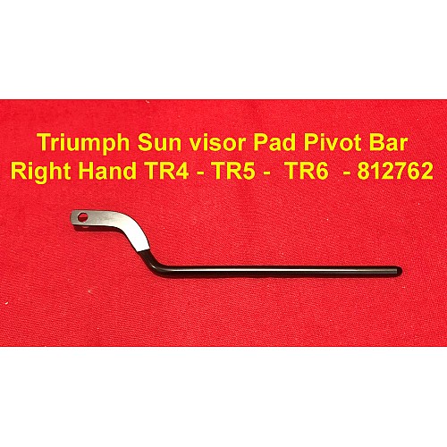 Triumph Sun visor Pad Pivot Bar  Right Hand TR4 - TR5 -  TR6  - 812762