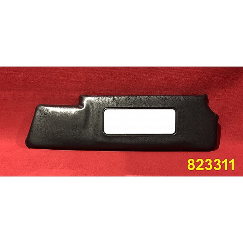 Passenger side Black sun visor pad with mirror. 823311