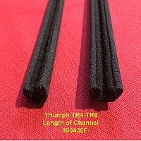 Triumph TR3a-TR6 Length of Felt Glass Channel Pair- 850430F-SetA