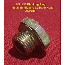 5/8 UNF Blanking Plug Mini  Inlet Manifold and Cylinder Head-ADP210