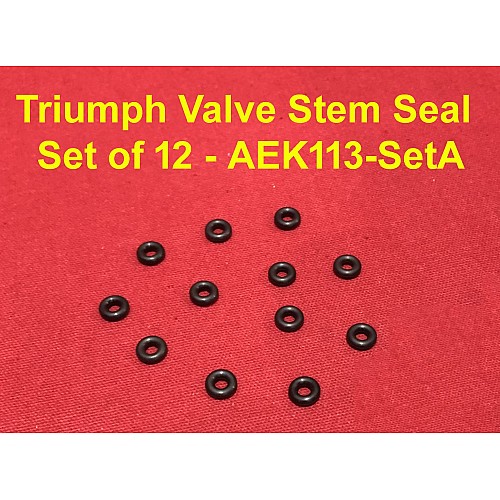 Triumph Valve Stem Seal (Set of 12) - AEK113-SetA