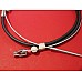 MGB Handbrake Cable. Wire Wheels only. Tube Axle 1967 - 1974. AHH8451