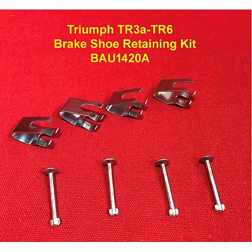 Triumph TR3a-TR6 Brake Shoe Retaining Kit - BAU1420A