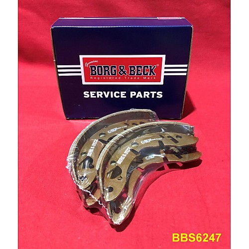 Classic Mini Rear Brake Shoe Set  10 inch Wheels  GBS834AF - BBS6247