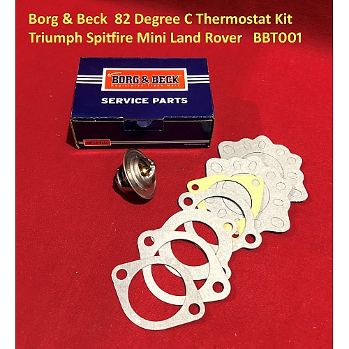 Borg & Beck  82 Degree C Thermostat Kit  Triumph Spitfire Mini Land Rover Triumph GTS104 BBT001