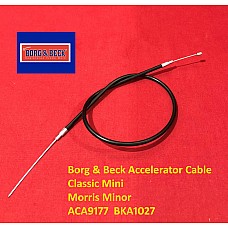 Borg & Beck Accelerator Cable Morris Minor & Classic Mini - BKA1027