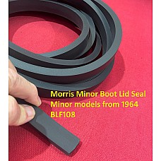 Morris Minor Boot Lid Seal - Morris Minor from 1964.  3m Section ADA3688    BLF108-SetA