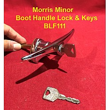 Morris Minor Boot Handle Lock & Keys - BLF111
