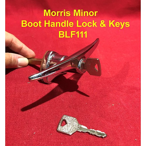 Morris Minor Boot Handle Lock & Keys - BLF111