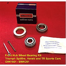 Borg & Beck Front Hub Wheel Bearing Kit Triumph Spitfire, Herald and TR2 - TR6 Sports Cars   GHK1021 - BWK251