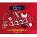 MGB Exhaust System Fitting Kit - Chrome Bumper - Double S Stainless Steel Exhaust System Fitting Kit-C101