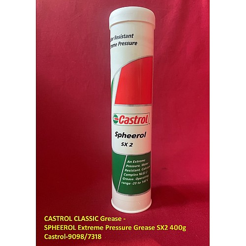 CASTROL CLASSIC Grease - SPHEEROL Extreme Pressure Grease SX2 400g   Castrol-9098/7318