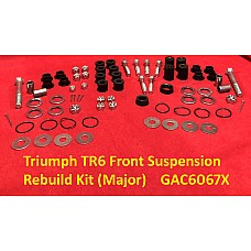 Triumph TR6 Front Suspension Rebuild Kit Rubber Bushes (Major) TR6     GAC6067X