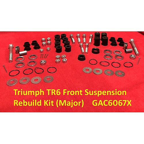 Triumph TR6 Front Suspension Rebuild Kit Rubber Bushes (Major) TR6     GAC6067X