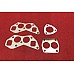 Gasket Set Cylinder Head  - Copper Gasket  Triumph TR3  TR3a  TR4  TR4a   GEG178